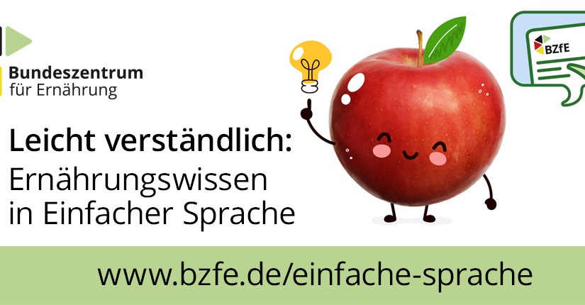 Bundeszentrum für Ernährung baut Bereich mit Einfacher Sprache weiter&nbsp;aus